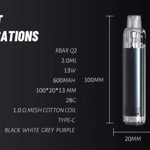 VAPEDIA FITPOD RBAR Q2