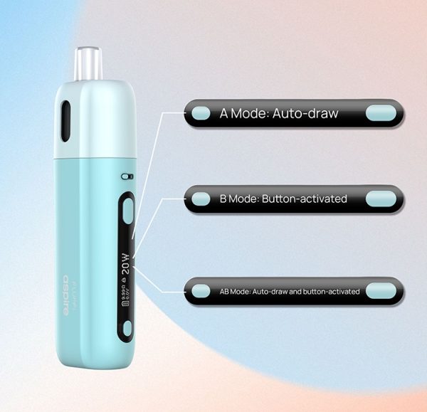 ASPIRE FLUFFI POD ASPIRE FLUFFI POD 酪梨寶寶 Aspire Fluffi 1500mAh 小煙 20w 蓬鬆主機 酪梨妹妹主機【小煙主機】0.6Ω 1.0Ω 歐姆 豆莢 空倉 vapedia.net