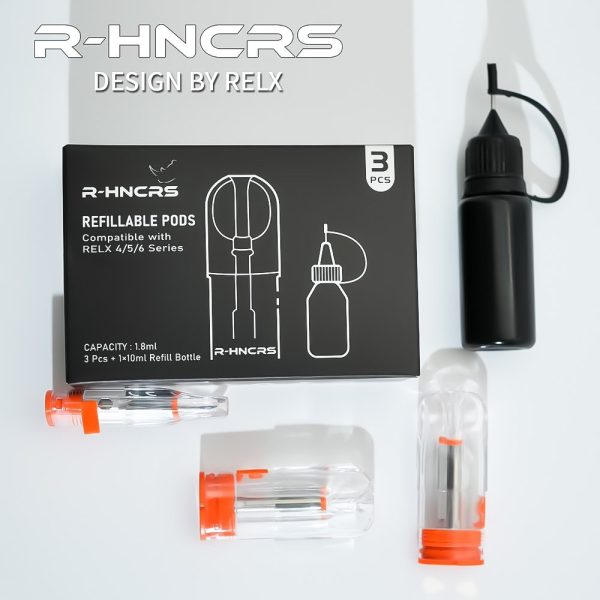 RELX 4代 RELX 5代 RELX 6代 專用空倉 一盒三顆+針瓶 350$ R-HNCRS 犀牛悅刻四五六代專用空倉